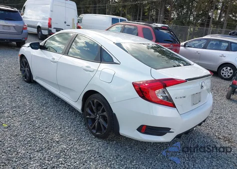 2019 Honda Civic Sport from USA, damaged, VIN 19XFC2F82KE214878